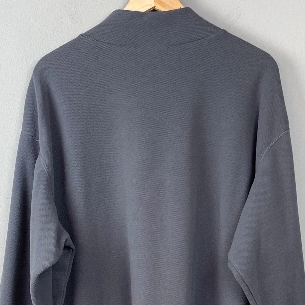 The North Face Mens Gray 1/4 Zip Pullover‎ Sweatshirt Shirt XL Thermal Gorpcore